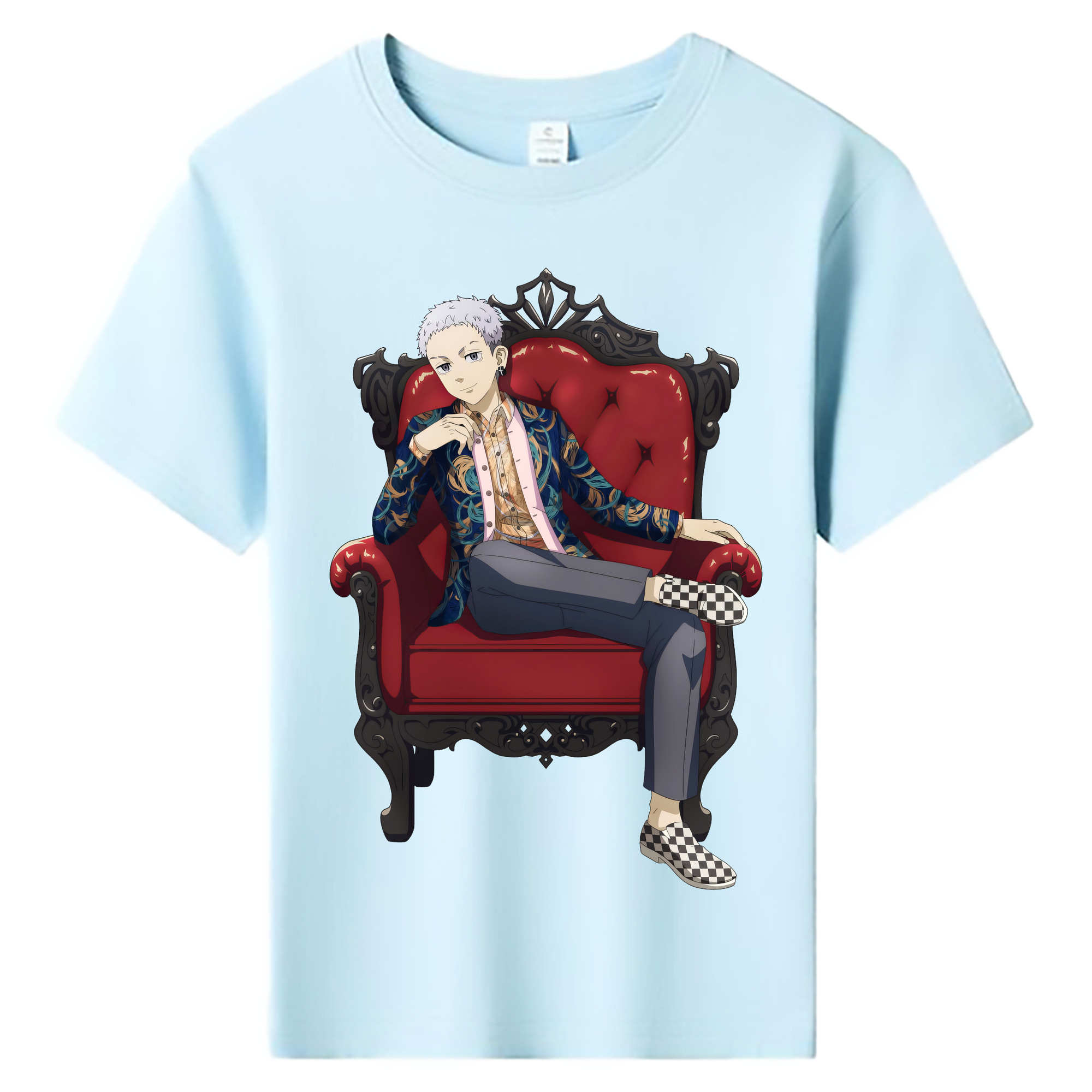 （画像用） 東京リベンジャーズ Tokyo Revengers 綿100％キッズTシャツ（フロントプリント）
